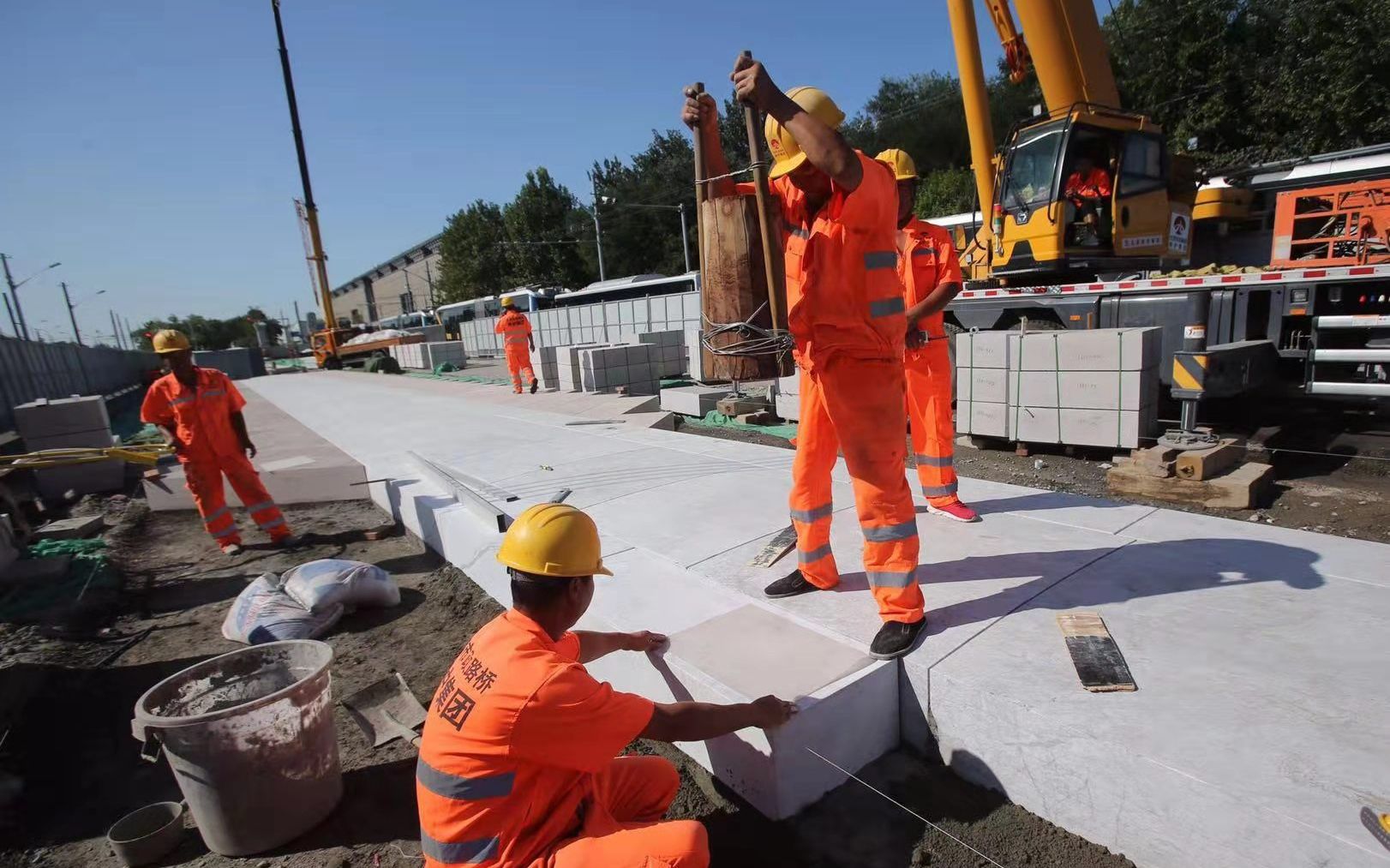 南中軸路道路大修改造工程9月10日前將完工